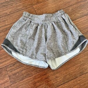 Lululemon shorts. Size: 2. EUC. Had underwear lining but cut it out.